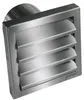 Lüftungsgitter Ø 125mm Edelstahl Außengitter Rückstauklappe Produktbild-Vorschau 1