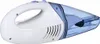 A white and blue handheld vacuum cleaner is shown against a white background. Podgląd zdjęcia produktu