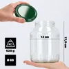 Zavařovací sklenice KADAX se zeleným víčkem "Boro", Náhled obrázku produktu 3