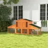 PawHut Clapier cage š€ lapins rongeurs XXL 2 šŠtages 2 Voir les images du produit 2