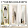 HOMCOM Celotelové zrkadlo 40 x 160 cm Stojacie zrkadlo s Náhľad obrázku produktu 7