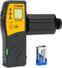 A CIGMAN CLD-100 laser receiver and a 9V battery are shown against a white background. Produktbild-Vorschau