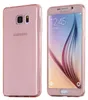 A pink Samsung Galaxy A3 2017 phone in a clear protective case, shown from the front and back. Produktbild-Vorschau