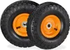 Relaxdays Sackkarrenrad 2er Set, 4.10 3.50-4, luftbereift, Produktbild-Vorschau 1