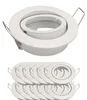 10x Einbaurahmen Mattweiß 818-MA Ø65 mm für Leuchtmittel Produktbild-Vorschau 1