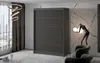 Dvoudveřová šatní skříň NICA - šířka 150 cm, černá Náhled obrázku produktu 1
