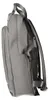 Rucksack BKR-505 Grau aus glattem Kunstleder 33x40x10 cm Produktbild-Vorschau 3