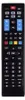A black remote control with various buttons. Náhľad obrázku produktu