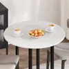 Plateau de table vidaXL, blanc brillant, Ø 80 x 1,5 cm, Voir les images du produit 4