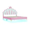 INONEFT Kinderbett 140x200cm, Prinzessinnenbett mit LED, Produktbild-Vorschau 10