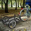 HOMCOM Fahrradanhänger Lastenanhänger für Fahrrad 40kg Produktbild-Vorschau 2