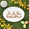 Ritzenhoff Bunny Piatto da portata ovale in porcellana Anteprima dell’immagine prodotto 5