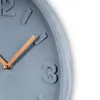 Wanduhr Beton 30cm Grau Kupfer Uhr Betongrau Wanddeko Produktbild-Vorschau 5