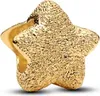 PANDORA MOMENTS Charm Mini Star Texture placcato oro Anteprima dell’immagine prodotto 3