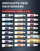 LIEBERGE Acrylfarben Set Premium – 24 intensive Farben à Produktbild-Vorschau 3