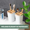 bremermann Porte-brosse à dents CALVI en bambou et Voir les images du produit 4