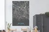 MuchoWow® Poster Mailand - Blau - Karte - Stadtplan - Produktbild-Vorschau 2