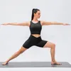 2-teiliges Trainings-Set für Damen, geripptes Crop-Tank und Produktbild-Vorschau 7