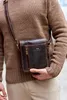 Peterson Pánská crossbody taška Crocodile tmavě hnědá One Náhled obrázku produktu 12