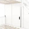 Palandy s šatníkem, 90 x 200 + 140 x 200 cm, multifunkční Náhled obrázku produktu 10