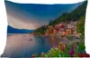 MuchoWow® Outdoor Kissen - Italien - Sonnenuntergang - See Produktbild-Vorschau 1