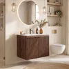 Mobile sospeso per lavabo con due ante a chiusura Anteprima dell’immagine prodotto 7