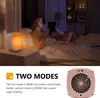 A couple in bed at night, with a small heater on the nightstand. Produktbild-Vorschau
