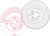 3103 Dischi diagrammati originali HAUG 180 100 (180 km/h Anteprima dell’immagine prodotto 2