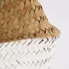 Korb aus Seegras mit Spitzenborte natur weiß 40x30cm Produktbild-Vorschau 4