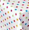 PVC Tischdecke Dottie bunt Punkte weiss Wachstuch · Breite Produktbild-Vorschau 1