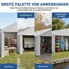 YZNAHRE Carport Zeltgarage 4x8 m Große Garagenzelt Produktbild-Vorschau 7
