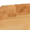 relaxdays Schneidebrett 4er Set mit Ständer Produktbild-Vorschau 5