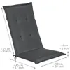Beautissu Set di 6 cuscini per sedie da giardino Loft HL Anteprima dell’immagine prodotto 4
