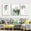 Ensemble de 3 posters, motif : plante verte, style Voir les images du produit 6
