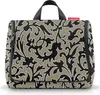 A toiletry bag with a floral pattern. Produktbild-Vorschau