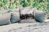 MuchoWow® Outdoor Kissen - Traktor - Schwarz - Weiß - Produktbild-Vorschau 2
