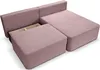 xonox.home Amsterix Schlafsofa L-Form rechts altrosa B/H/T: Produktbild-Vorschau 6