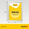 Klapprahmen DIN A3 - 10 Stück - für Plakate, Produktbild-Vorschau 4