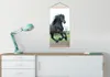 MuchoWow® Textilposter Pferd - Schwarz - Natur 60x120 cm Produktbild-Vorschau 3