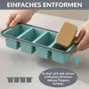 2St Silikon Gefrierform mit Deckel, BPA-frei Suppenwürfel Produktbild-Vorschau 2