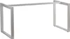 A white metal table frame with adjustable legs on a white background. Anteprima dell’immagine prodotto