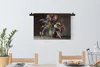 MuchoWow® Wandteppich Wandbehang Stilleben - Wein - Blumen Produktbild-Vorschau 4