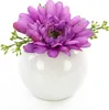 artplants.de Künstliche Gerbera IMINA im Keramiktopf, lila, Produktbild-Vorschau 1
