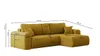 Kaiser Möbel Ecksofa mit Schlaffunktion L-förmiges Sofa Produktbild-Vorschau 3