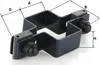 LogistSystem - Mittelschelle rechteckig SET 60x40mm für FI Produktbild-Vorschau 2