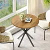 Runder Tisch 80cm, X-Beine, Bauernstil, Esstisch, für Produktbild-Vorschau 5
