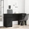 vidaXL Schreibtisch Schwarz Eichen-Optik Holzwerkstoff Produktbild-Vorschau 2