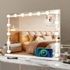 Puluomis Kosmetikspiegel Hollywood 15 LED 58x45cm 3 Farben Produktbild-Vorschau 1