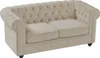 Sofa 3-Sitzer & 2-Sitzer - Samt - Beige - CHESTERFIELD Produktbild-Vorschau 7