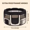 IvoQ Skladací výbeh pre šteňatá so strieškou – 114 x 114 x Náhľad obrázku produktu 2